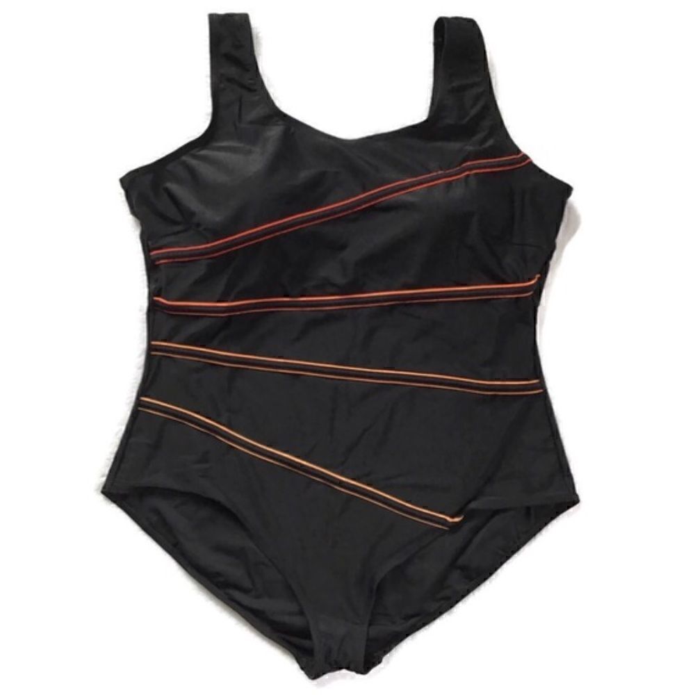 BPC Selection Black Tummy- Trim Swimsuit